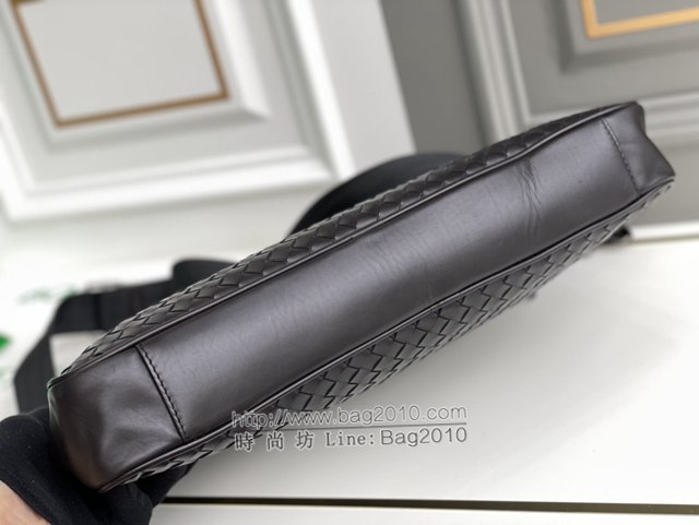 Bottega veneta高端男包 98038 寶緹嘉手工編織原廠進口胎牛皮男士手袋 BV經典款男士手提公事包  gxz1369